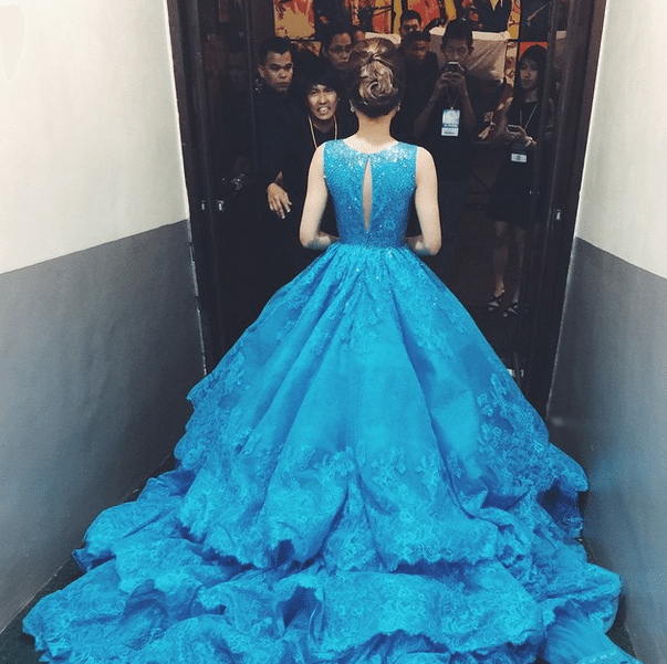 Toni Gonzaga Hosting Bb. Pilipinas 2015 Michael Cinco gowns