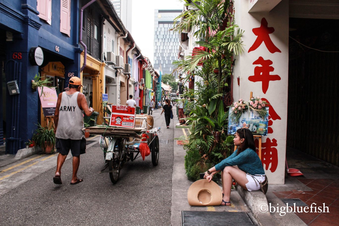 haji lane artsy street singapore