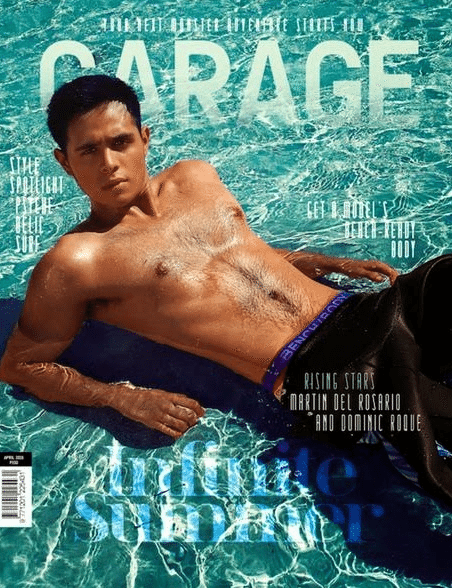 Martin Del Rosario Topless for Garage Magazine Cover April 2015 Issue