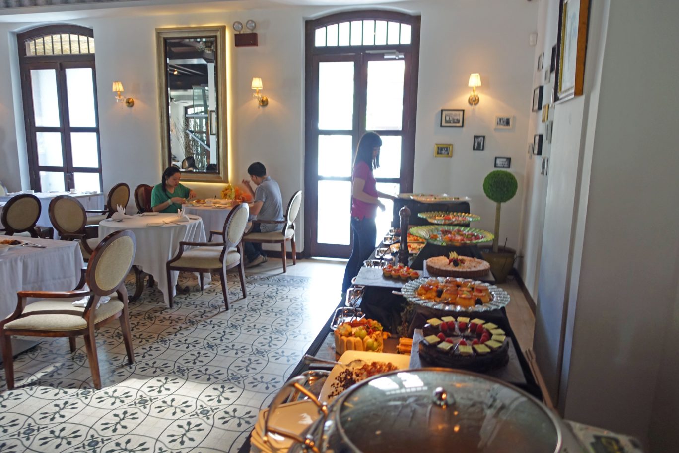 alkaff mansion ristorante food spread singapore