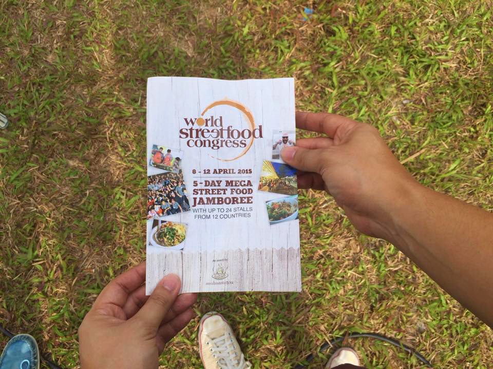 brochure at world streetfood congress 2015 singapore