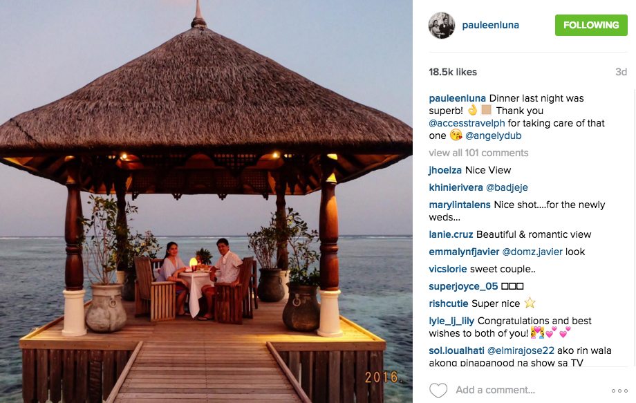 Vic Sotto Pauleen Luna Honeymoon Maldives Pictures Bossing Eat Bulaga Dabarkads 12