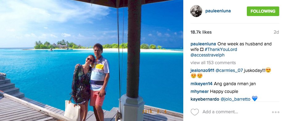 Vic Sotto Pauleen Luna Honeymoon Maldives Pictures Bossing Eat Bulaga Dabarkads 7