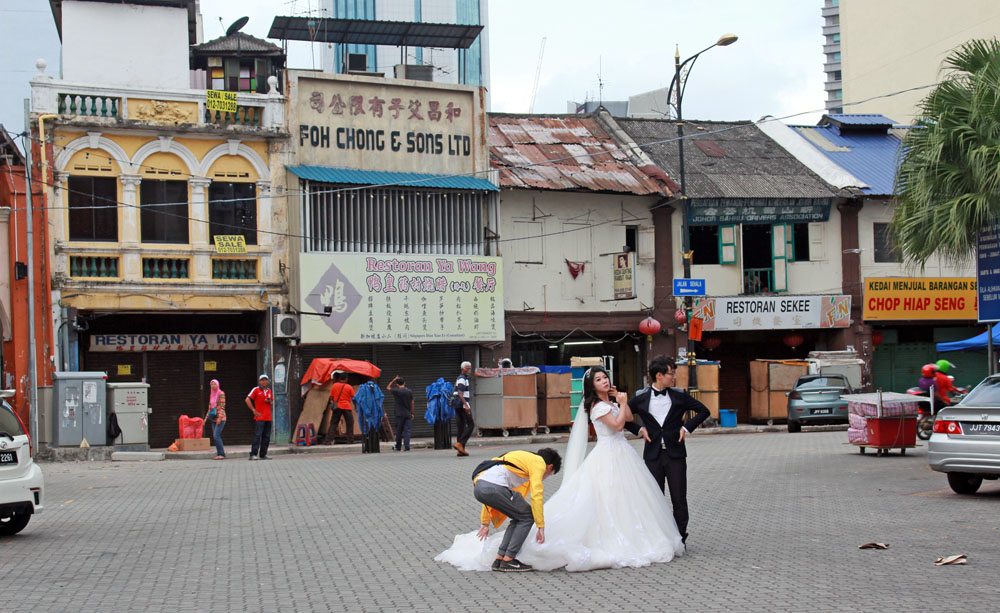 wedding shoot chinatown johor bahru chinatown