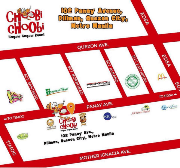  Choobi Choobi Address Map how to get there manila panay avenue diliman quezon city Erich Gonzales Endorses Choobi Choobi Seafood Restaurant Endorser Panay Avenue Diliman Quezon City Cebu Seafood