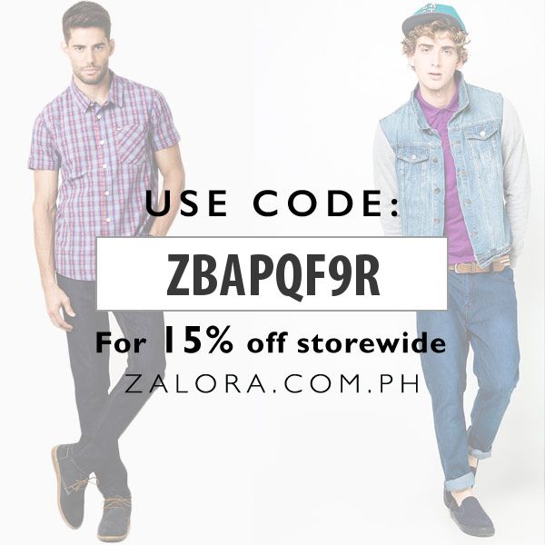 zalora discount code online shopping for males