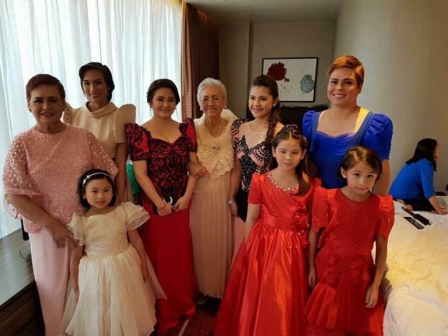 duterte family with first wife and inday sarah duterte