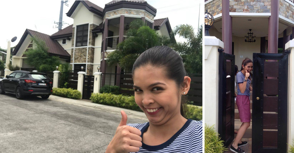 IN PHOTOS: Maine Mendoza Visits Alden Richards' Sta. Rosa Home, Meets ...