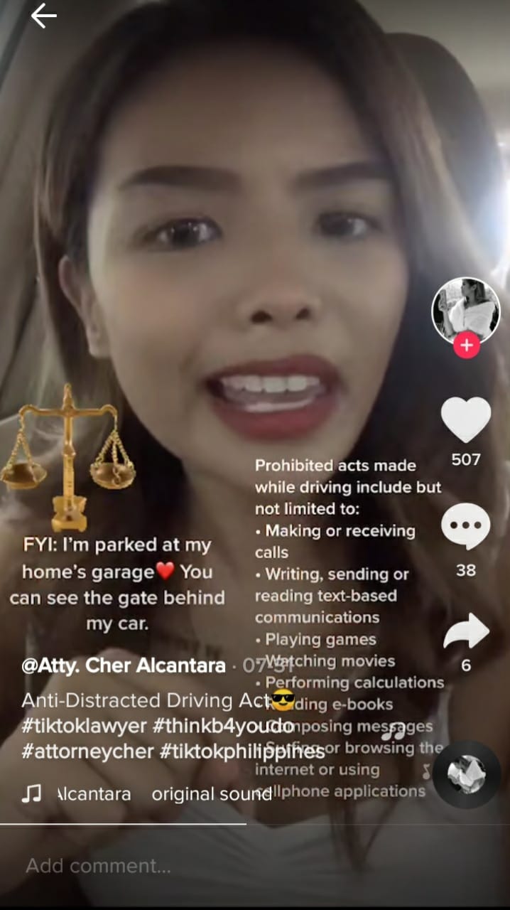 Atty. Cher Alcantara Tiktok Lawyer